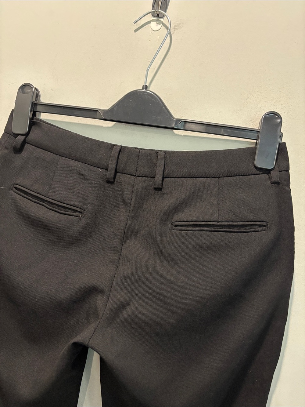 Saint Laurent Paris Black Wool Skinny Ankle Zip Trousers FR 38 US 6 - Picture 10 of 14